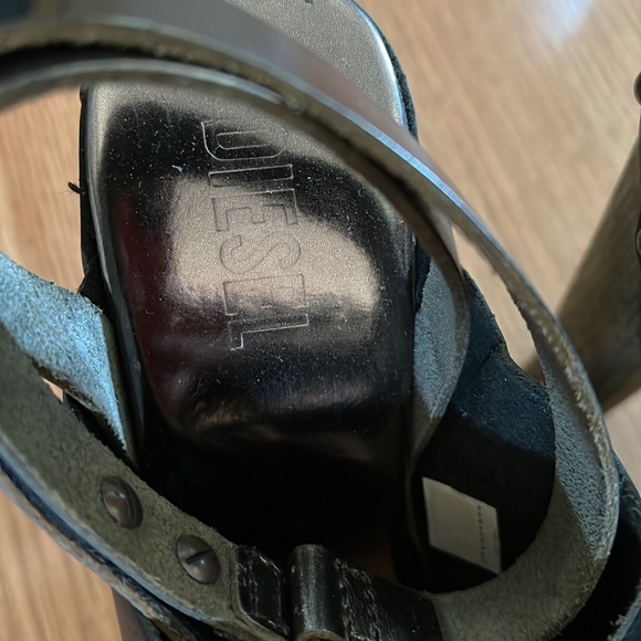 Diesel studded black heels, size 6 - Picture 2 of 10